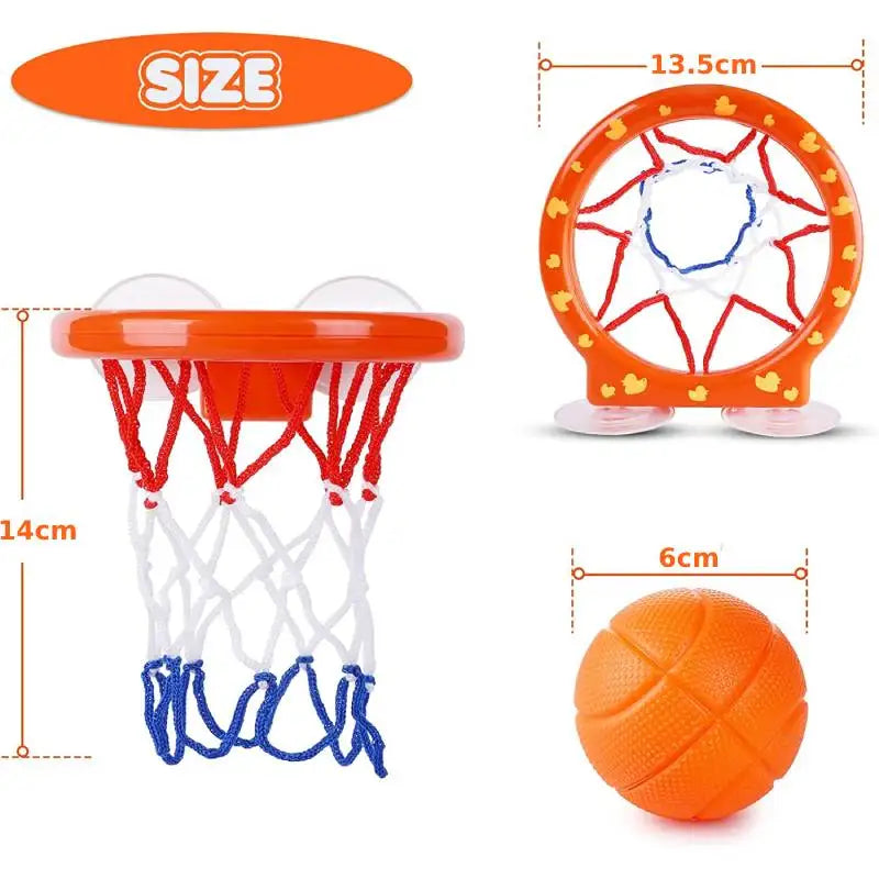 Bath Basketball™ – ¡Diversión para anotar a lo grande! – Set de baloncesto para el baño