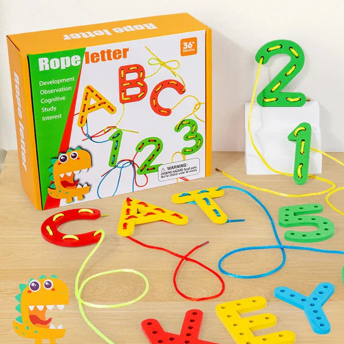 Cognitive Thread Toy™ – Fils astucieux – Jeu de développement pour tout-petits
