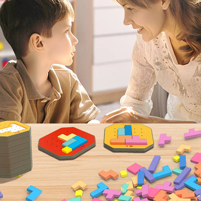 Colorful Tangram Puzzle™ - Créativité et apprentissage - Puzzle Tangram