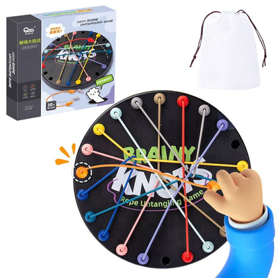 Brainy Knots™ - Gira y Ata - Juego de estrategia
