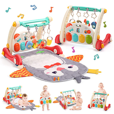 Tapis de jeu et trotteur d'éveil Fidtoy pour bébés