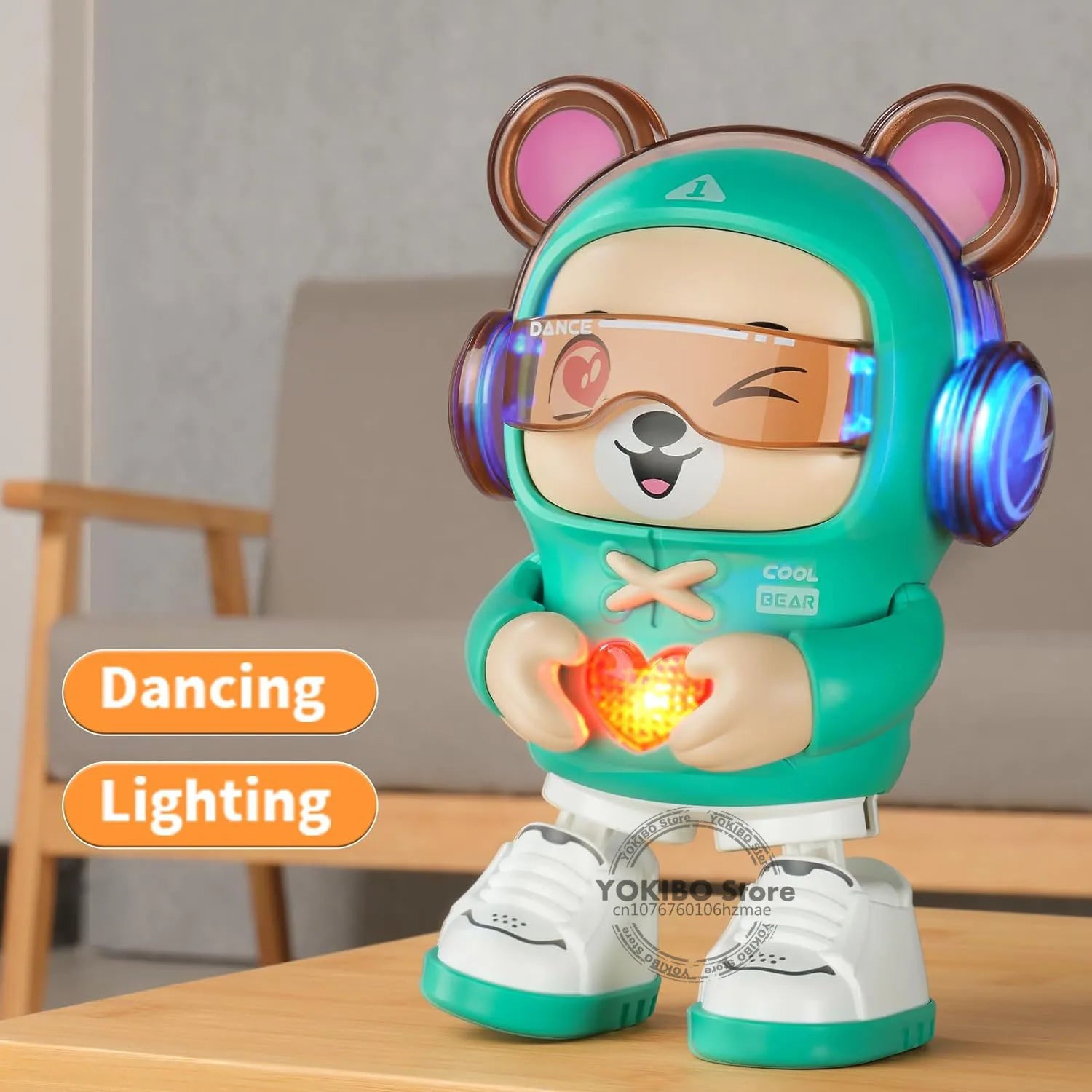 Dancing Dog Robot™ - Desarrolla habilidades motoras - Muñeco de juguete bailarín