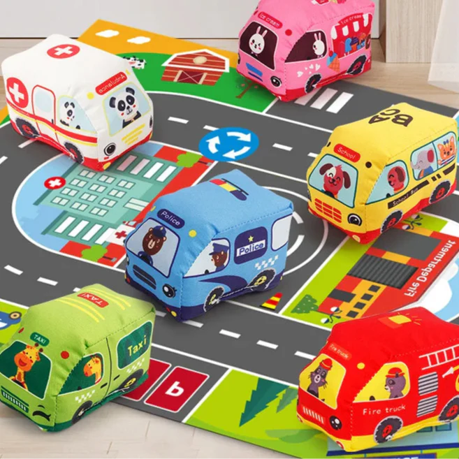 Alfombra de juego de coches™ - Aventuras de dibujos animados - Alfombra de juegos de coches