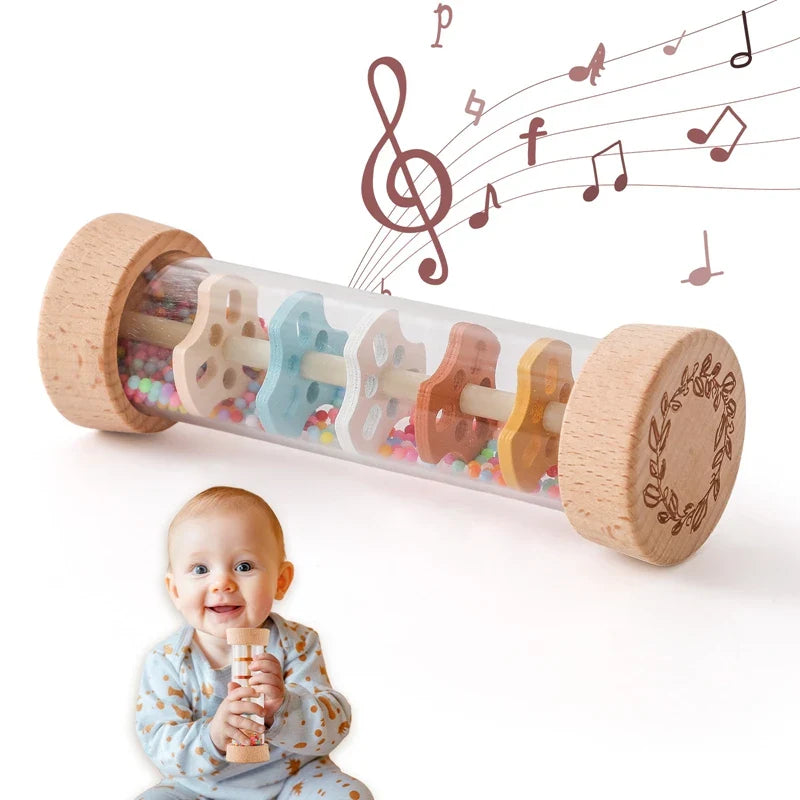 Baby Rain Stick™ – Palo de Lluvia Mágico – Juguete Sensorial