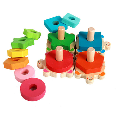 Jouets de motricité fine : Puzzle de formes multiples