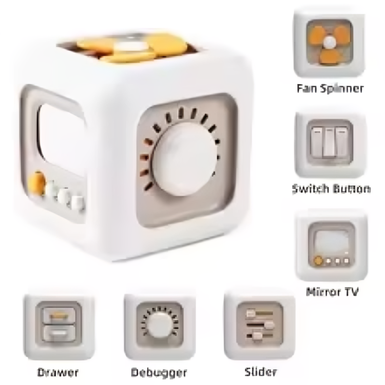 Cube Senses Toy™ - Educativo y Divertido - Juguete Sensorial Cubo