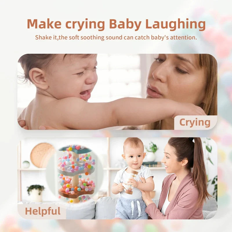Baby Rain Stick™ – Palo de Lluvia Mágico – Juguete Sensorial
