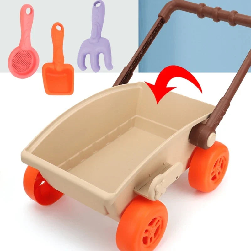 Beach Cart Set™ – Diversión en la arena de verano – Juego de playa