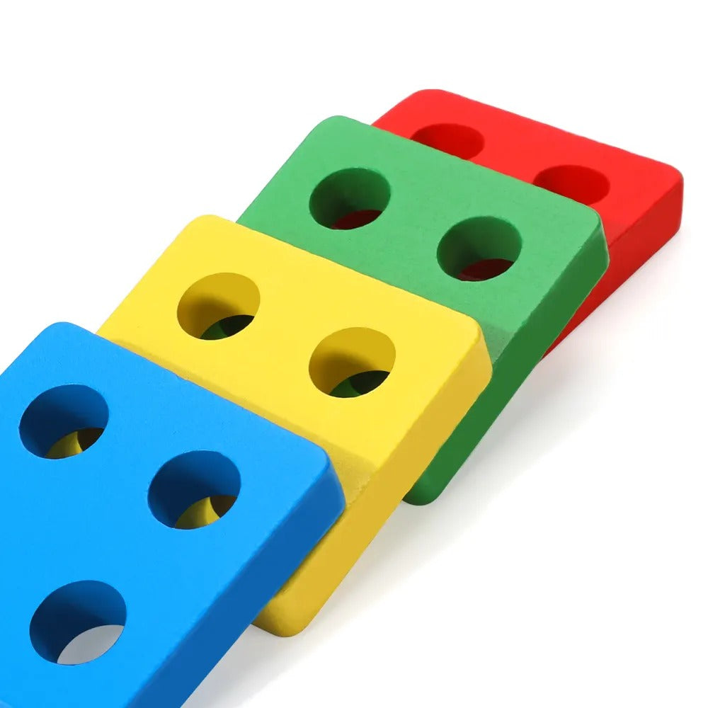 Formas Geométricas 2 en 1 de Aprendizaje de Cuatro Columnas con Rotulador - 848