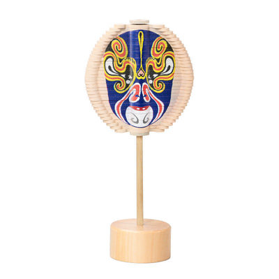 Toupie en bois - Jouets sensoriels pour le visage culturel chinois