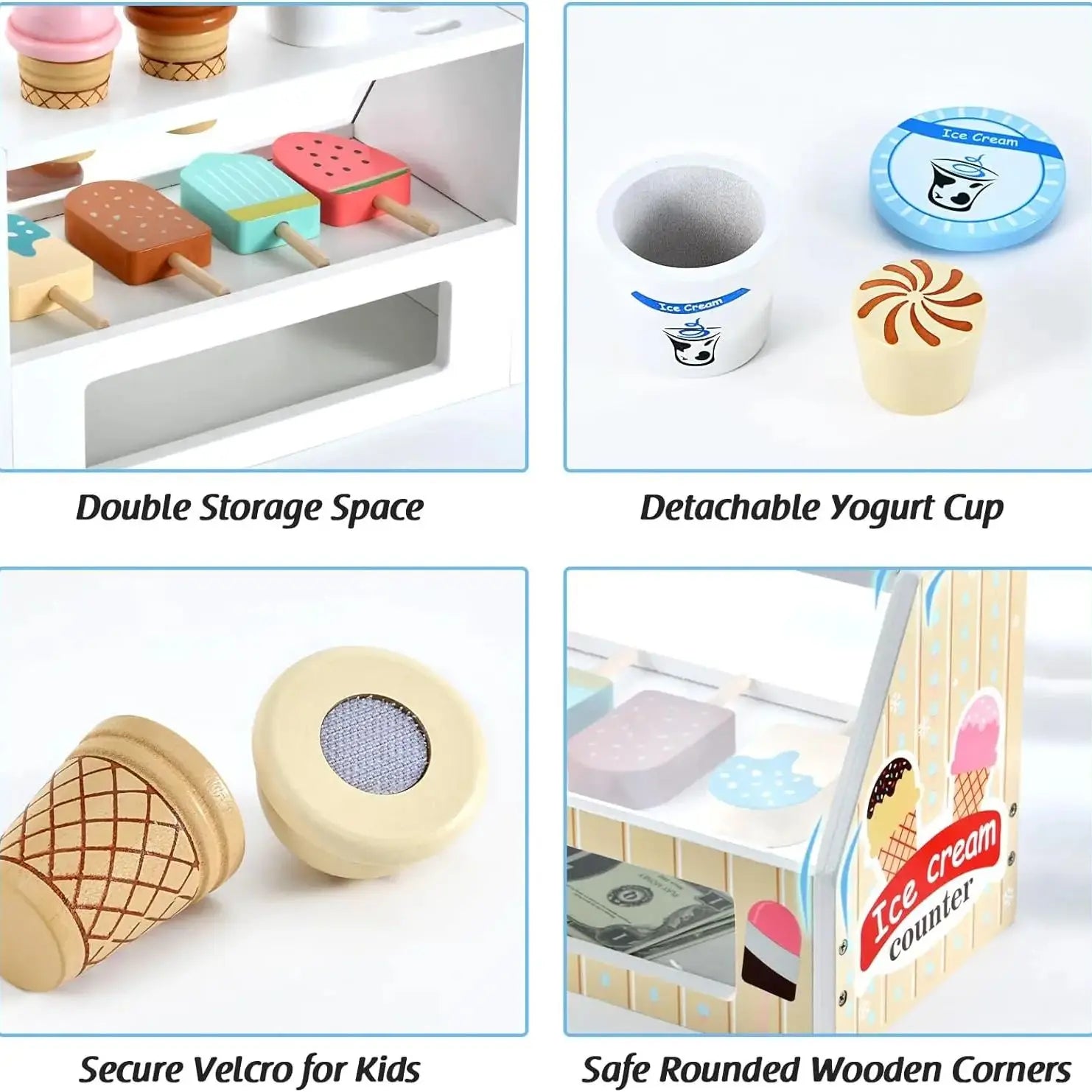 Ice Cream Playset™ - Creativo y educativo - Set de juego de helados
