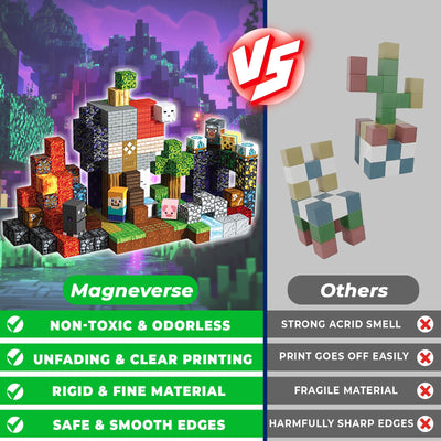 Magnetic Building Blocks – Minecraft-Inspired Magnet Cubes for Kids