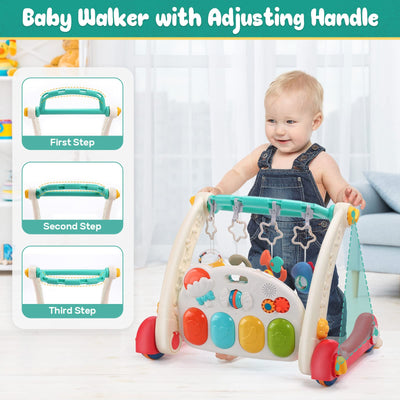 Tapis de jeu et trotteur d'éveil Fidtoy pour bébés