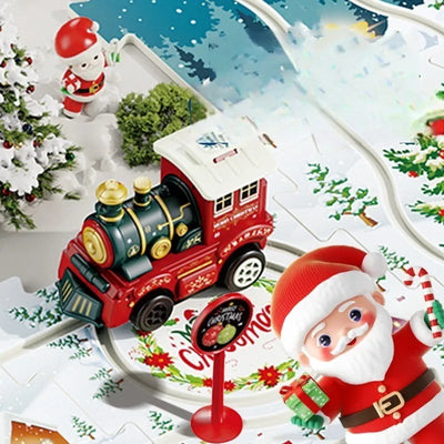 DIY Xmas Train Track™ - Construye tu propio paraíso navideño - Rompecabezas de Tren Navideño