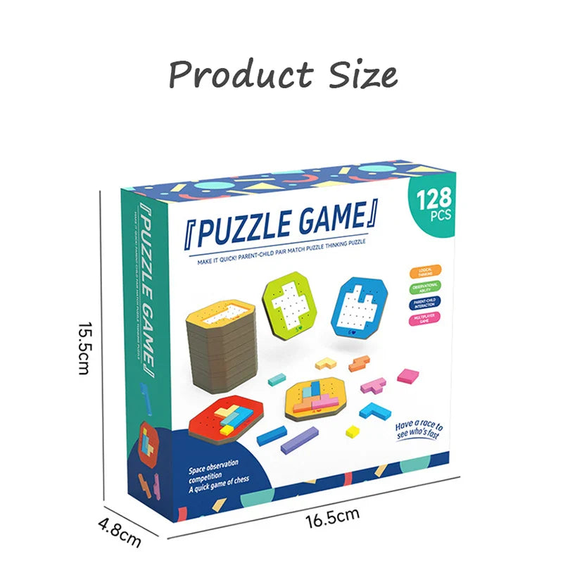 Colorful Tangram Puzzle™ - Créativité et apprentissage - Puzzle Tangram