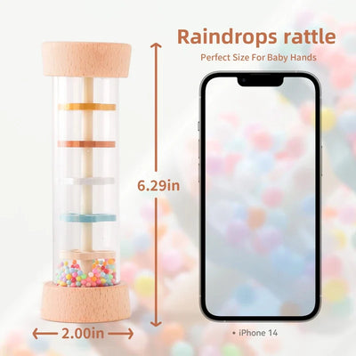 Baby Rain Stick™ – Palo de Lluvia Mágico – Juguete Sensorial