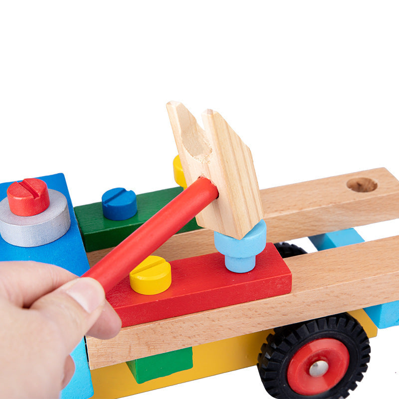 Camion à outils en bois - Les meilleurs jouets en bois à construction libre