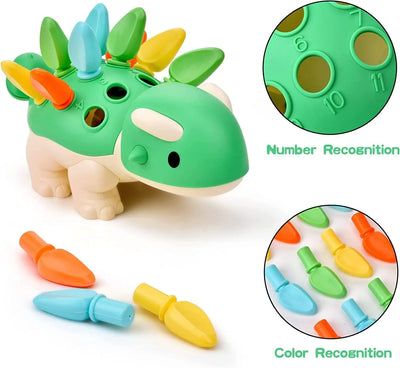 Dino Descubrimiento™ - Reconocimiento de Colores y Números - Habilidades Motrices Finas