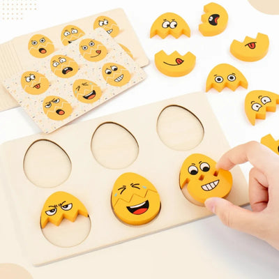 ExpressEggs – Aprender a manejar las emociones – Puzle de expresión facial