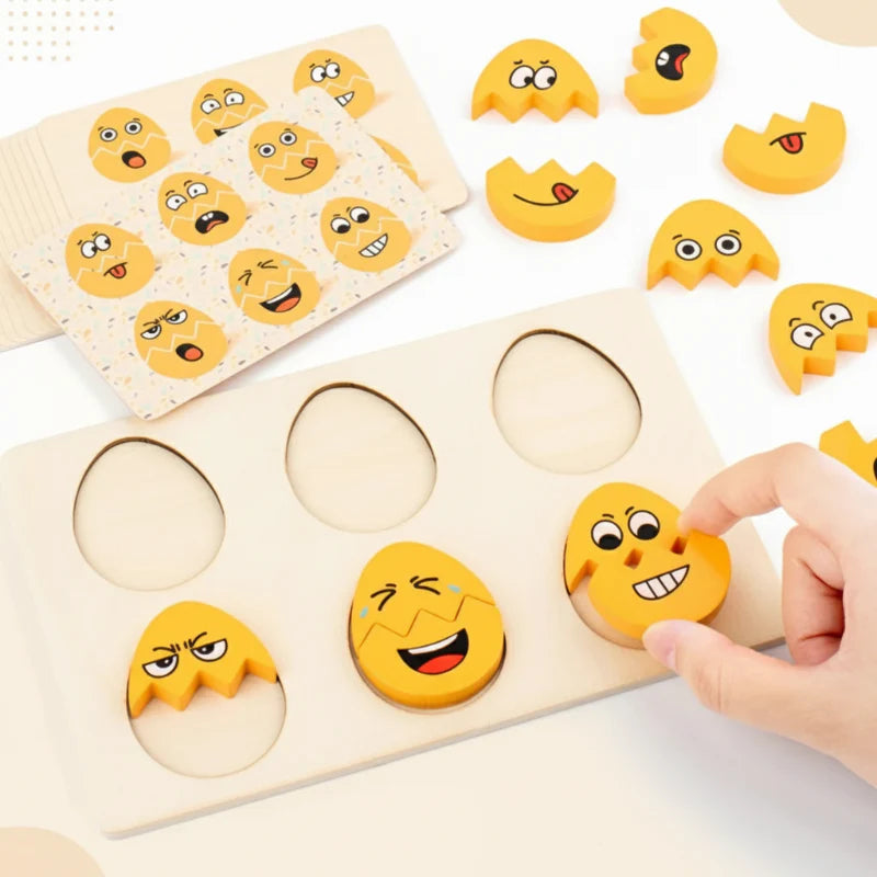 ExpressEggs – Aprender a manejar las emociones – Puzle de expresión facial