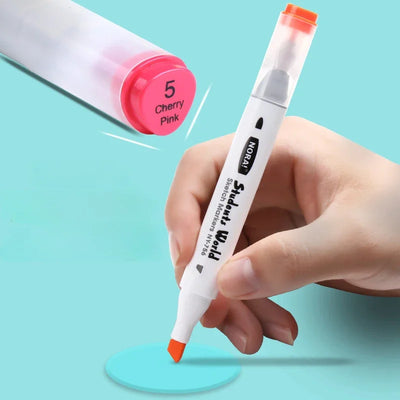 HighlightPro – Double & Colourful – Scentless & Washable School Pens