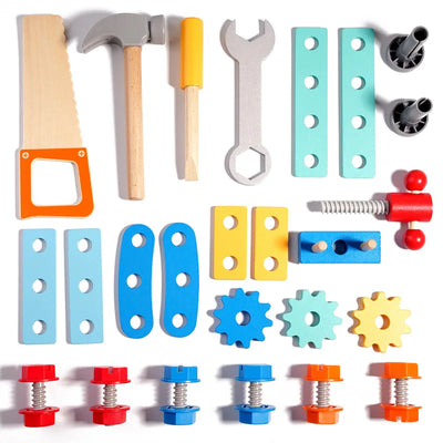 Busy Box™ - Ontdek & Leer - Houten Activiteitenkist