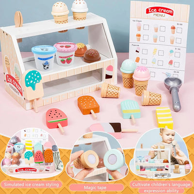 Ice Cream Playset™ - Creativo y educativo - Set de juego de helados