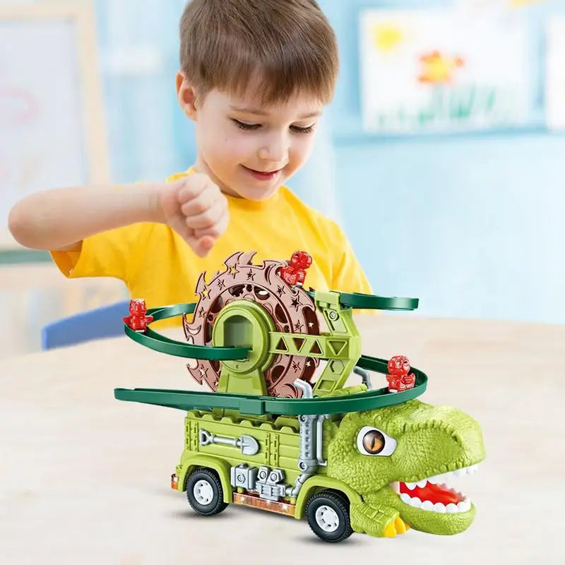 Dino Slide Truck™ - ¡Escalada y carreras con dinosaurios! - Camión de Dinosaurios