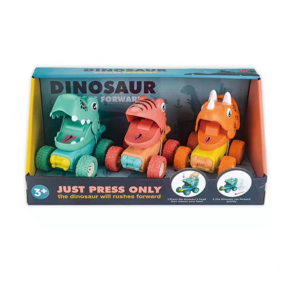 Dino Camión Monstruo™ - Carrera de Dinosaurios de Empuje y Avance - Autos Dinosaurio