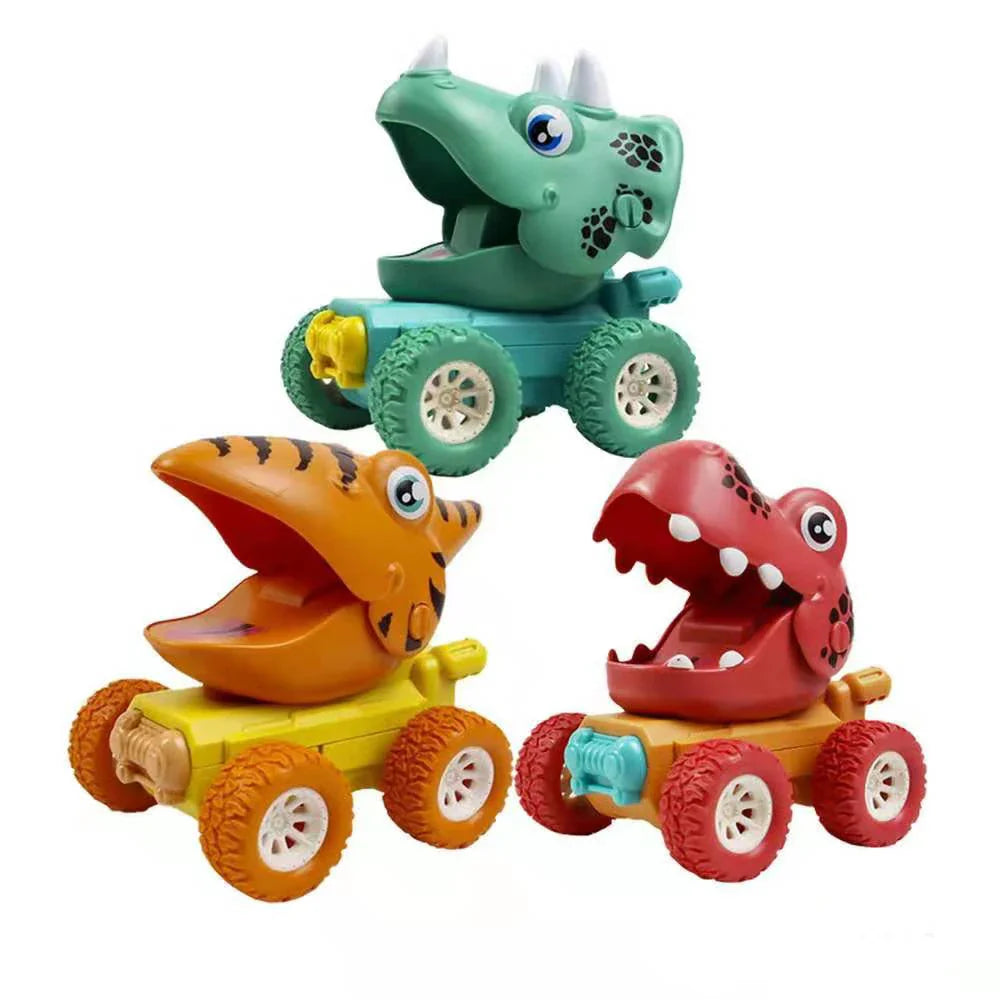 Dino Camión Monstruo™ - Carrera de Dinosaurios de Empuje y Avance - Autos Dinosaurio