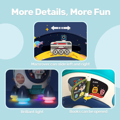 Fidtoy Jouet musical et éducatif Fusée Spatiale