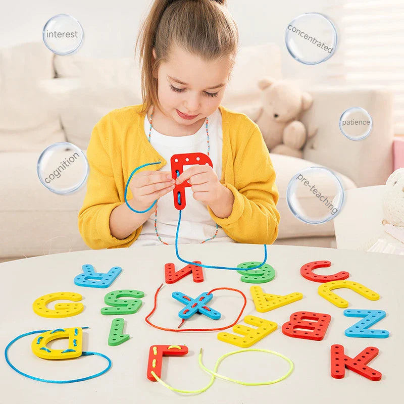 Cognitive Thread Toy™ – Fils astucieux – Jeu de développement pour tout-petits
