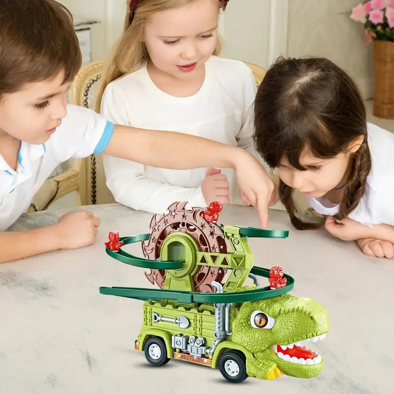 Dino Slide Truck™ - ¡Escalada y carreras con dinosaurios! - Camión de Dinosaurios