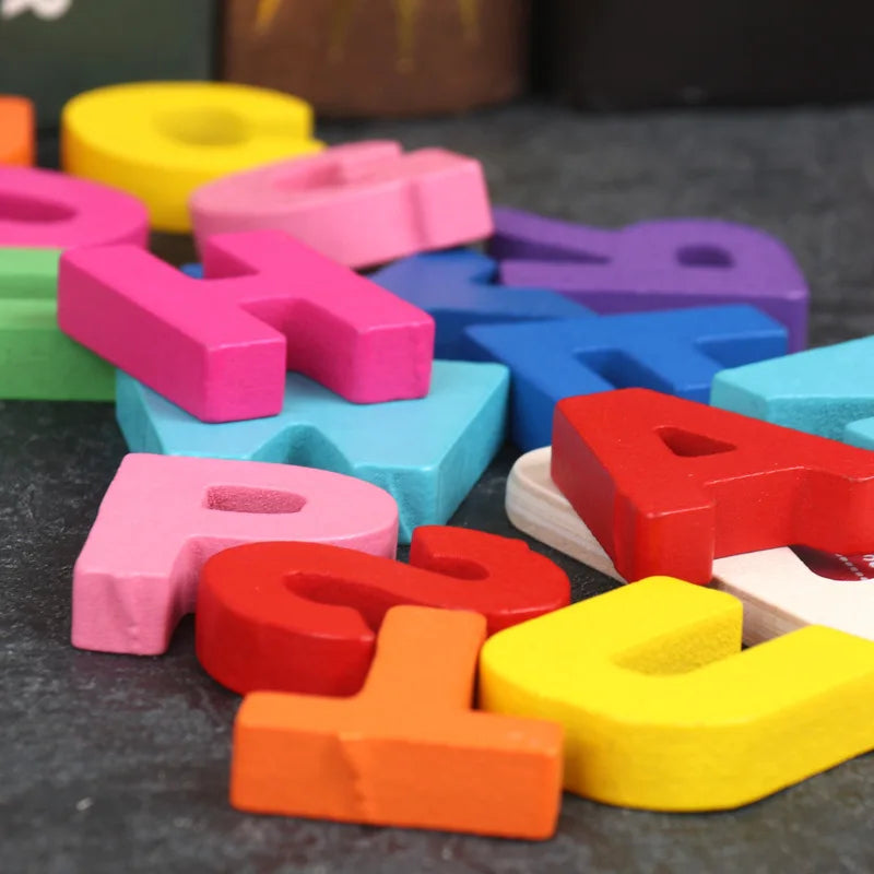 AlphaBlocks – Madera y educativo – Rompecabezas de letras 3D