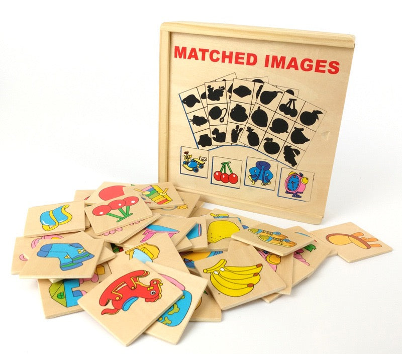 Juego de sombras de madera - Juguetes de matemáticas
