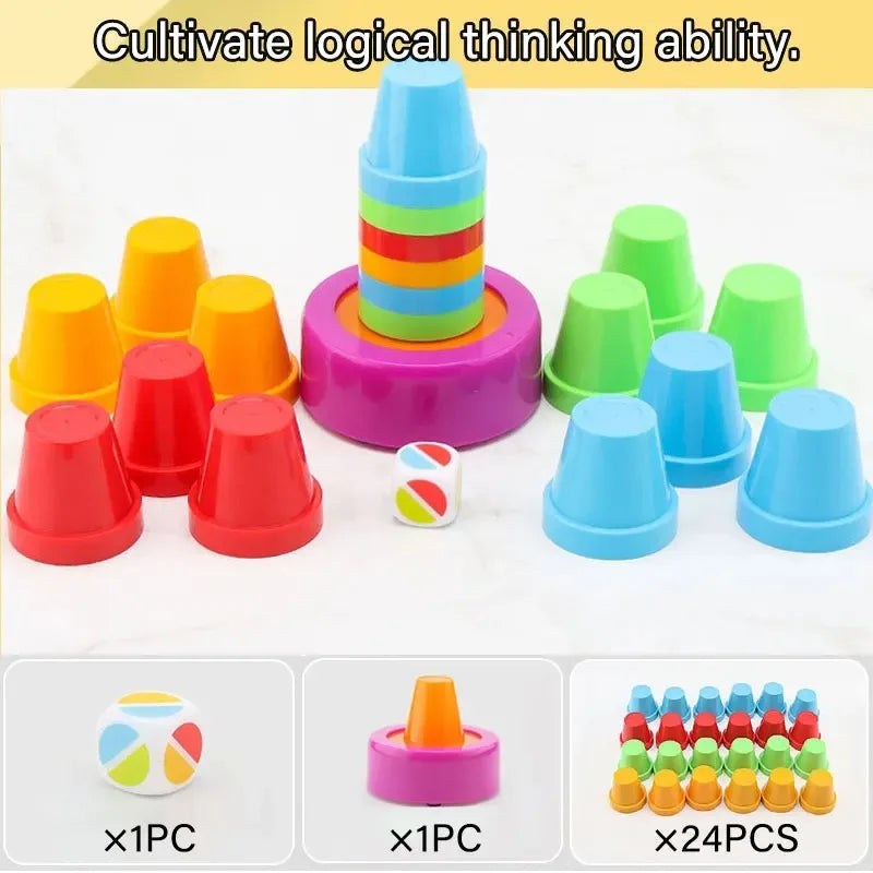 Color Cups™ - Slim empilables - Ensemble de gobelets empilables