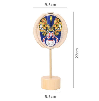 Toupie en bois - Jouets sensoriels pour le visage culturel chinois