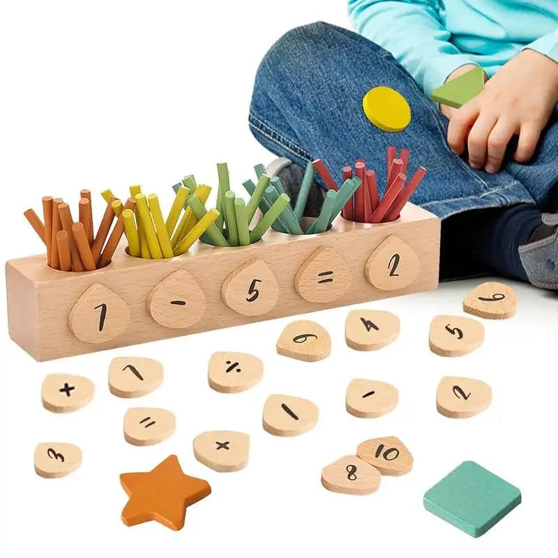 Boîte de tri chiffres et couleurs - Les meilleurs jouets Montessori