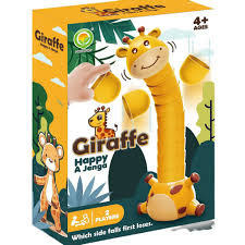 Juego Fidtoy Jirafa Cuello Apilamiento Animal Stack Attack para Niños