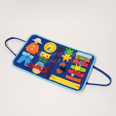 Fidtoy Interactive Busy Bag para niños pequeños - Juguete de aprendizaje sensorial Montessori para mayores de 3 años