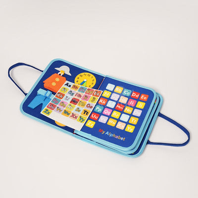 Fidtoy Interactive Busy Bag para niños pequeños - Juguete de aprendizaje sensorial Montessori para mayores de 3 años