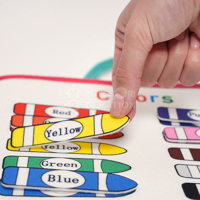 Fidtoy Interactive Busy Bag para niños pequeños - Juguete de aprendizaje sensorial Montessori para mayores de 3 años