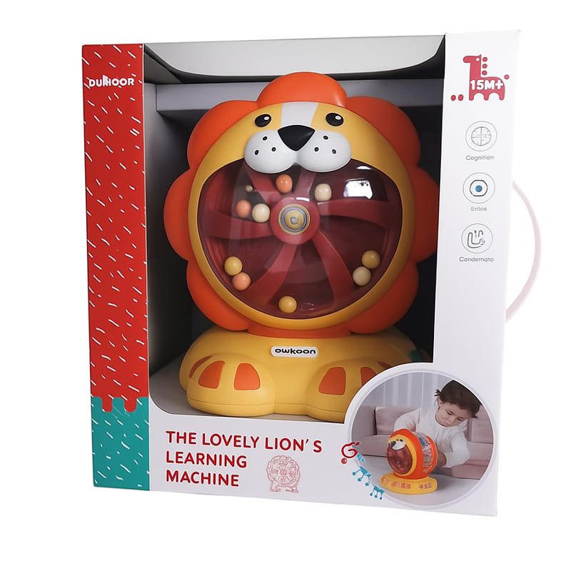 Fidtoy Mignonne Machine d'Apprentissage Lion Jeu Interactif d'Alphabet