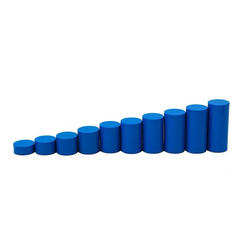 Montessori Knobless Cylinders with Control Cards - Sensorial Material