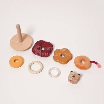 Fidtoy Jeu de Construction Petit Lion pour Bébés 6 Mois et Plus