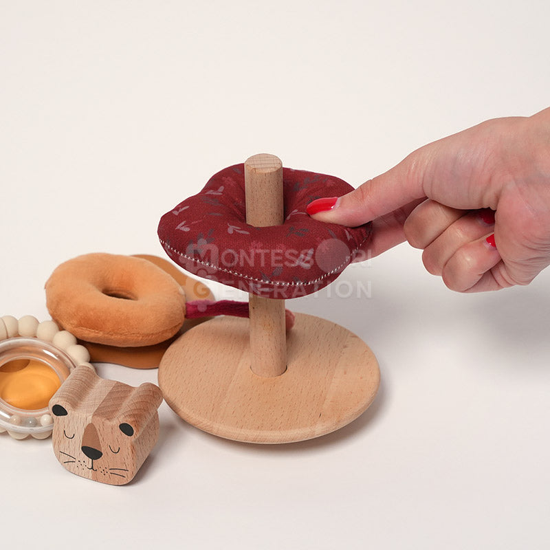 Fidtoy Jeu de Construction Petit Lion pour Bébés 6 Mois et Plus