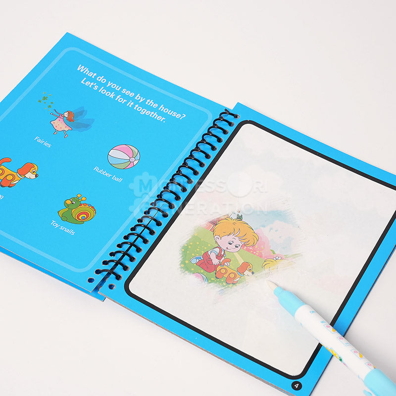 Libro reutilizable Montessori Magic