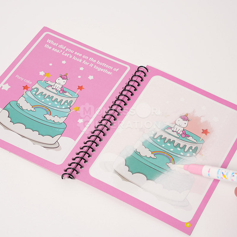 Libro reutilizable Montessori Magic