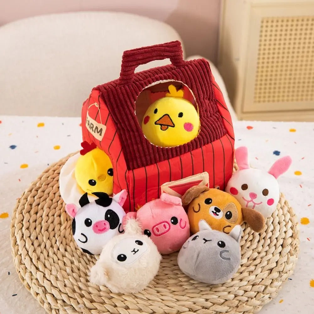 Granja de peluche Montessori