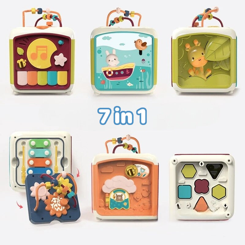 Cubo Montessori 7 en 1